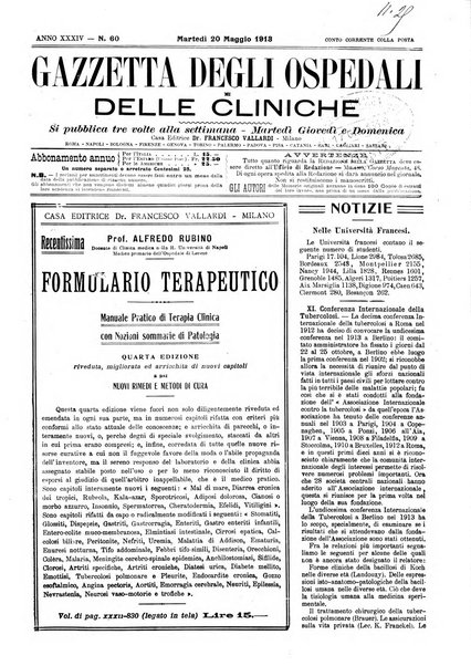 Gazzetta degli ospedali e delle cliniche