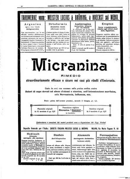 Gazzetta degli ospedali e delle cliniche