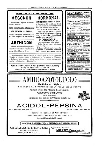 Gazzetta degli ospedali e delle cliniche