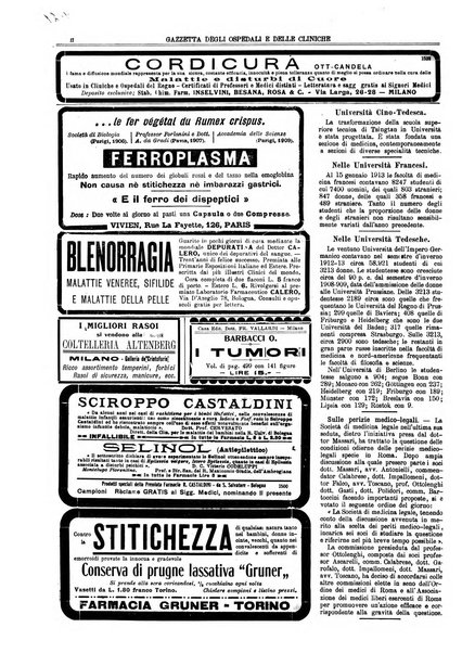 Gazzetta degli ospedali e delle cliniche