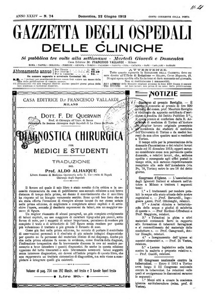 Gazzetta degli ospedali e delle cliniche