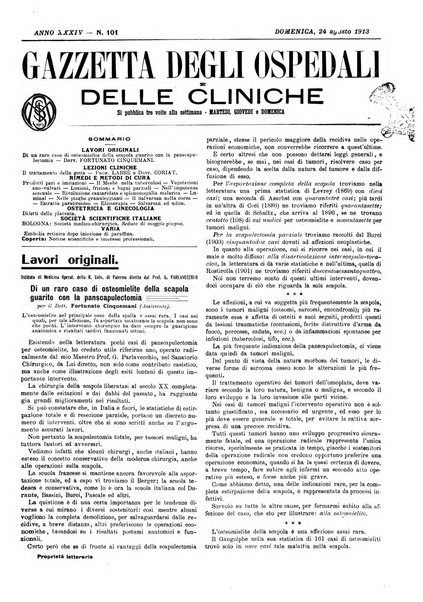 Gazzetta degli ospedali e delle cliniche