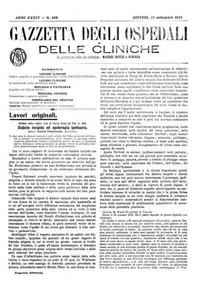 Gazzetta degli ospedali e delle cliniche