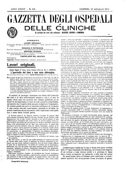 Gazzetta degli ospedali e delle cliniche