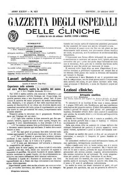 Gazzetta degli ospedali e delle cliniche