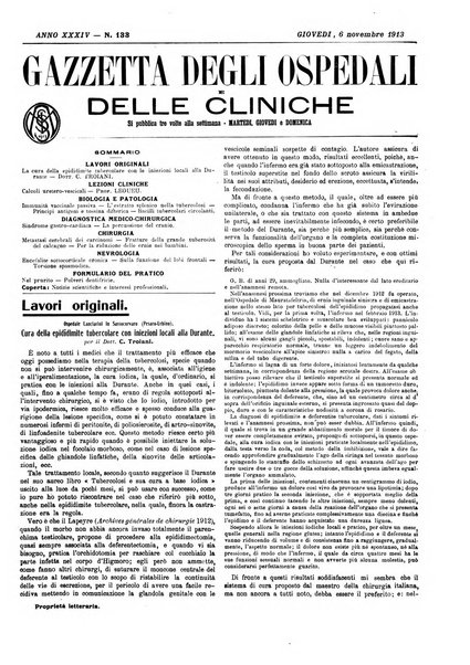 Gazzetta degli ospedali e delle cliniche