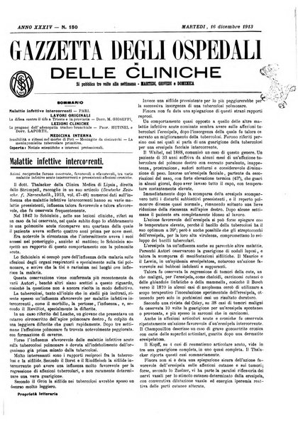 Gazzetta degli ospedali e delle cliniche