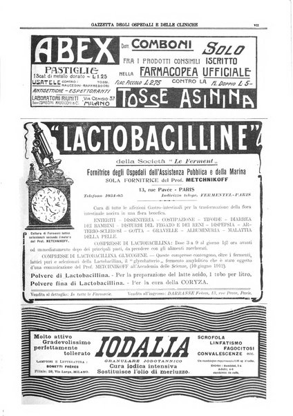 Gazzetta degli ospedali e delle cliniche