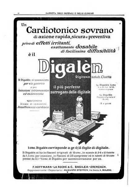 Gazzetta degli ospedali e delle cliniche