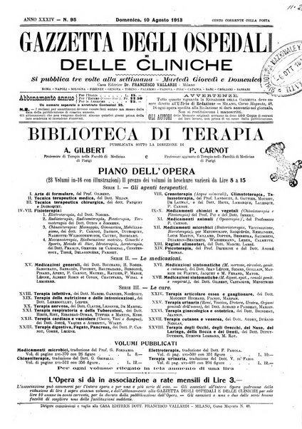 Gazzetta degli ospedali e delle cliniche