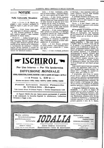 Gazzetta degli ospedali e delle cliniche