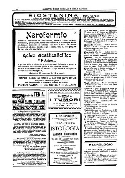 Gazzetta degli ospedali e delle cliniche