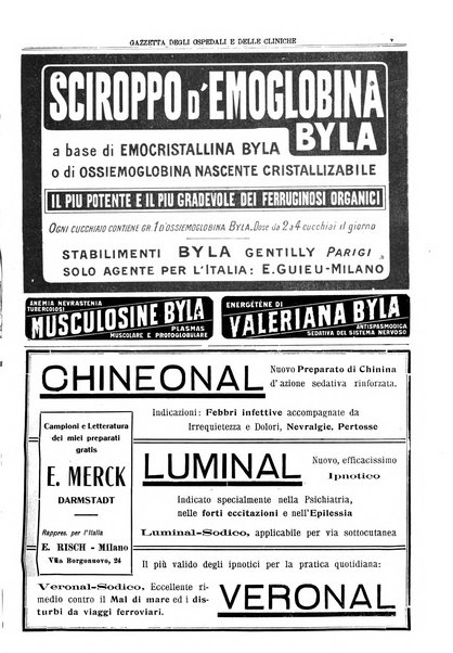 Gazzetta degli ospedali e delle cliniche