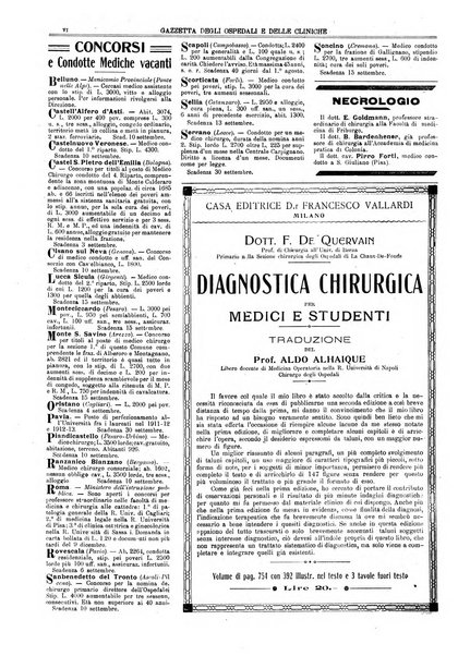 Gazzetta degli ospedali e delle cliniche