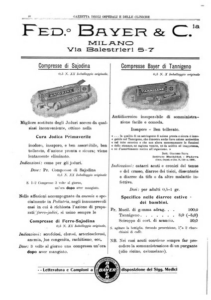 Gazzetta degli ospedali e delle cliniche