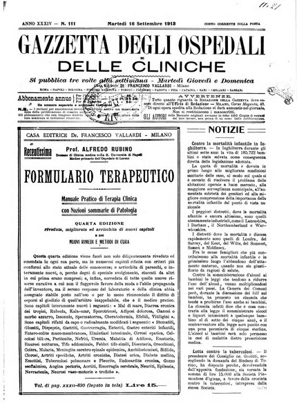 Gazzetta degli ospedali e delle cliniche