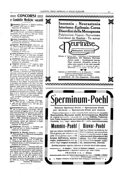 Gazzetta degli ospedali e delle cliniche