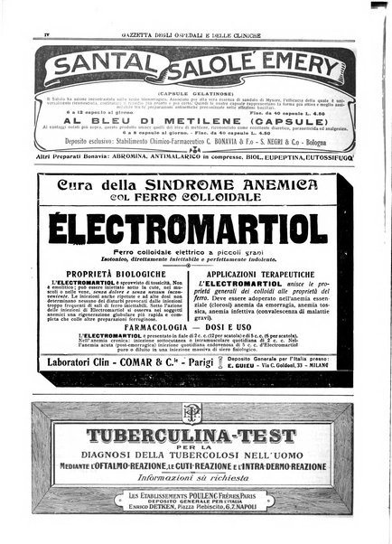 Gazzetta degli ospedali e delle cliniche