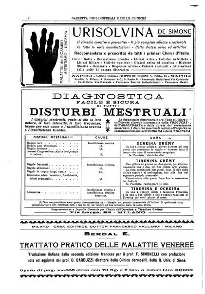 Gazzetta degli ospedali e delle cliniche