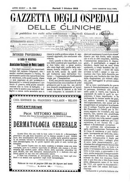 Gazzetta degli ospedali e delle cliniche