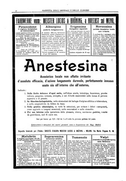 Gazzetta degli ospedali e delle cliniche