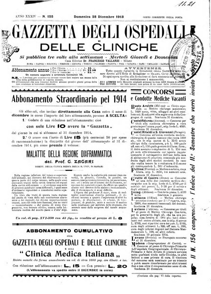 Gazzetta degli ospedali e delle cliniche