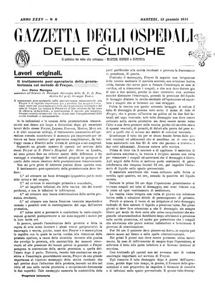 Gazzetta degli ospedali e delle cliniche