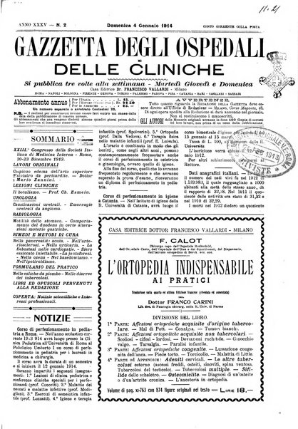 Gazzetta degli ospedali e delle cliniche