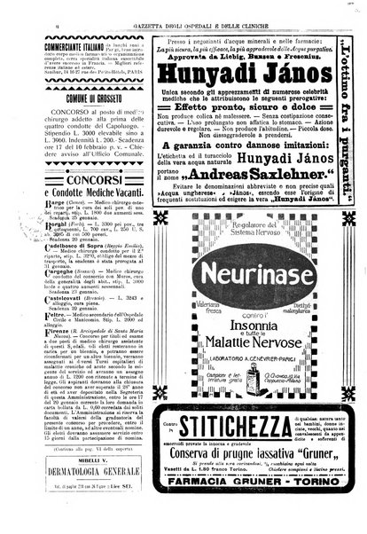 Gazzetta degli ospedali e delle cliniche