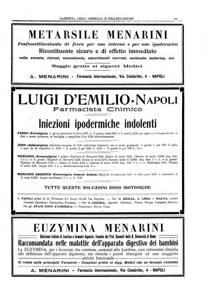 Gazzetta degli ospedali e delle cliniche