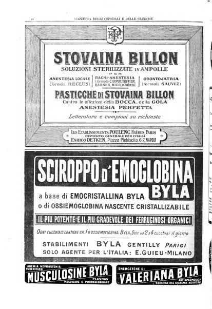 Gazzetta degli ospedali e delle cliniche