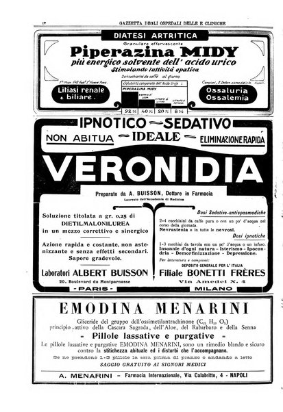 Gazzetta degli ospedali e delle cliniche