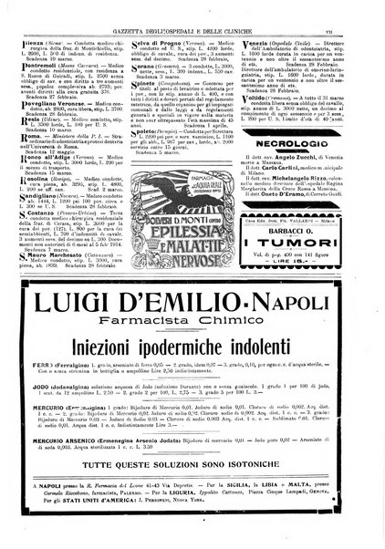 Gazzetta degli ospedali e delle cliniche