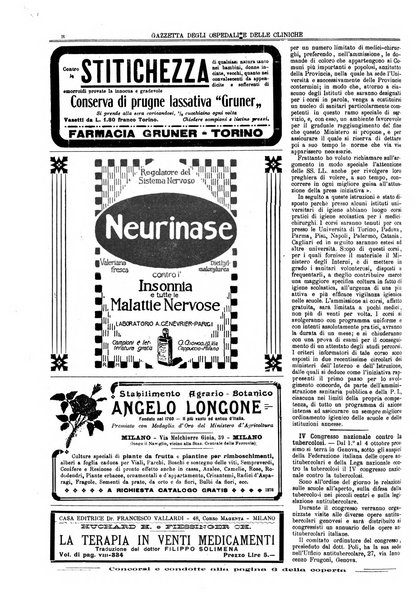 Gazzetta degli ospedali e delle cliniche