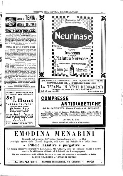 Gazzetta degli ospedali e delle cliniche