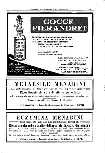 Gazzetta degli ospedali e delle cliniche