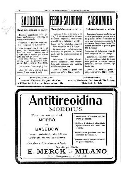 Gazzetta degli ospedali e delle cliniche