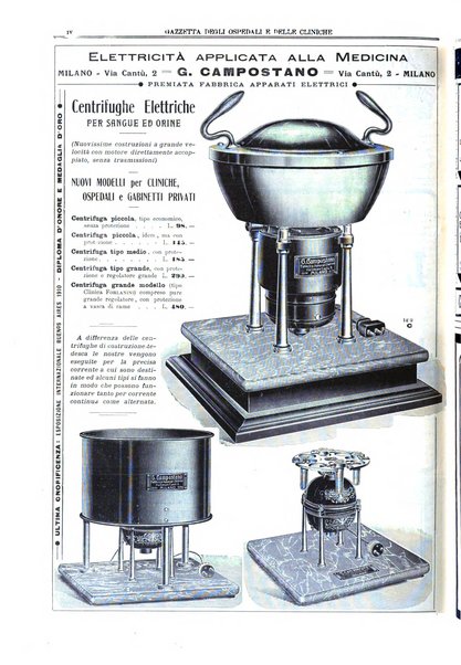 Gazzetta degli ospedali e delle cliniche