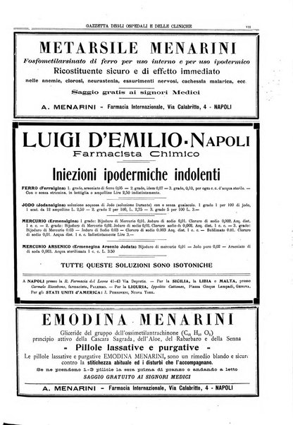 Gazzetta degli ospedali e delle cliniche