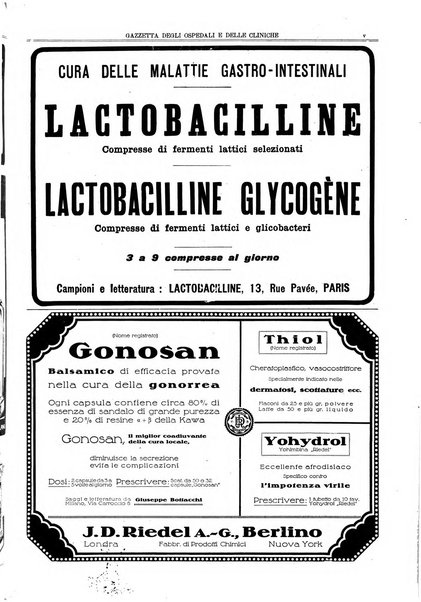 Gazzetta degli ospedali e delle cliniche