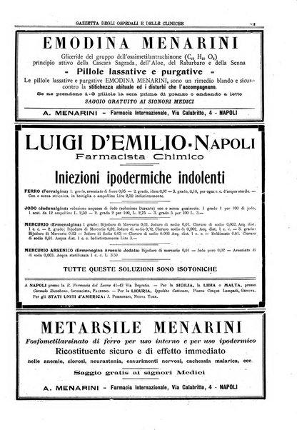 Gazzetta degli ospedali e delle cliniche