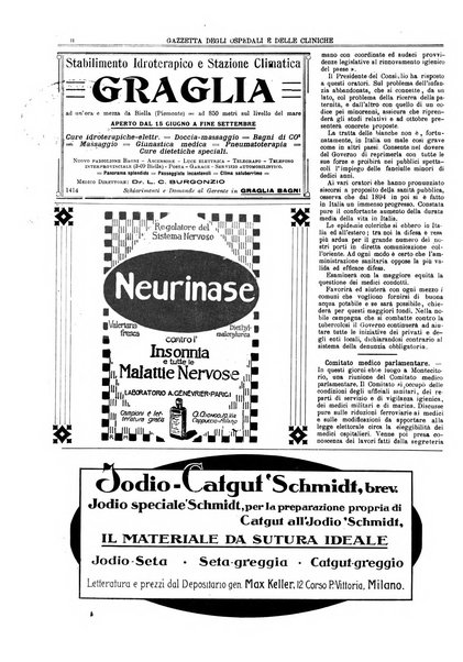 Gazzetta degli ospedali e delle cliniche