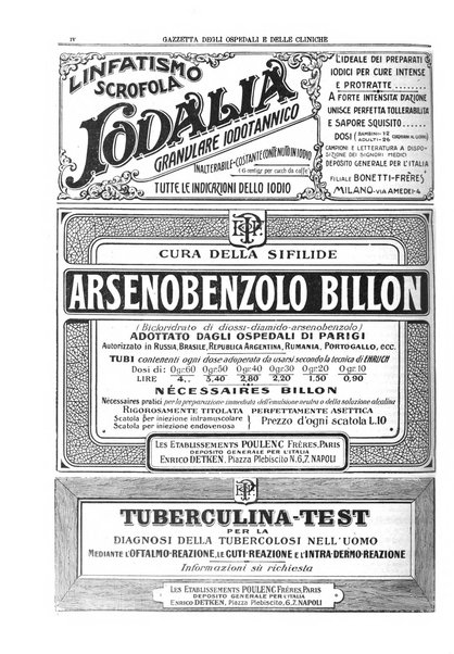 Gazzetta degli ospedali e delle cliniche