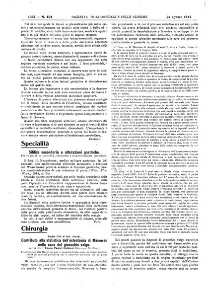 Gazzetta degli ospedali e delle cliniche