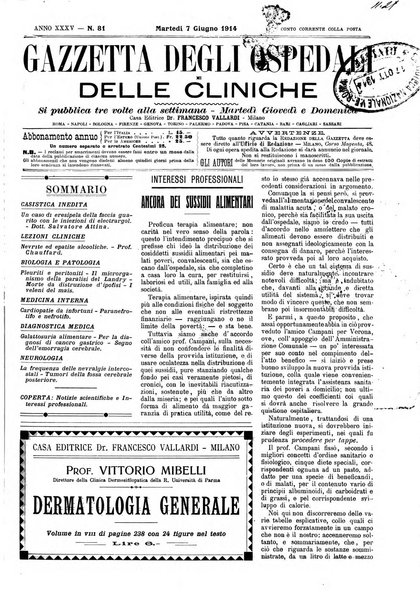 Gazzetta degli ospedali e delle cliniche