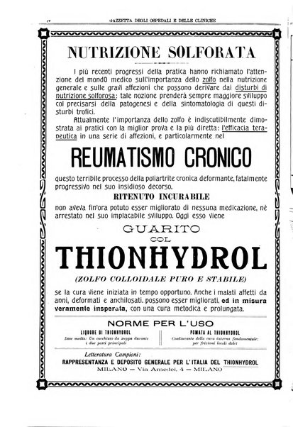 Gazzetta degli ospedali e delle cliniche