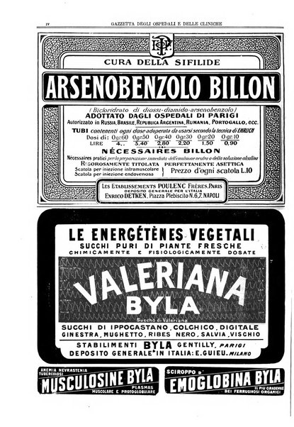 Gazzetta degli ospedali e delle cliniche