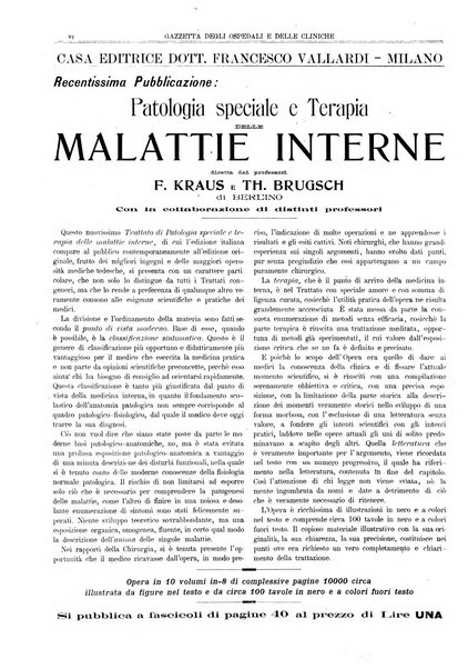 Gazzetta degli ospedali e delle cliniche