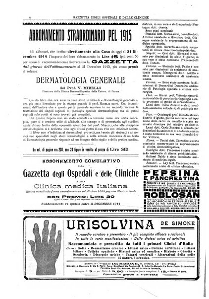 Gazzetta degli ospedali e delle cliniche