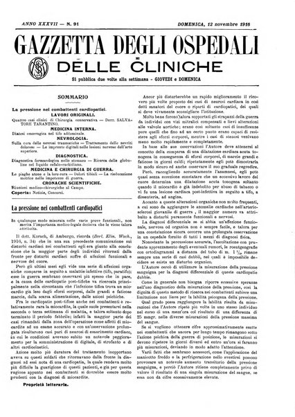 Gazzetta degli ospedali e delle cliniche